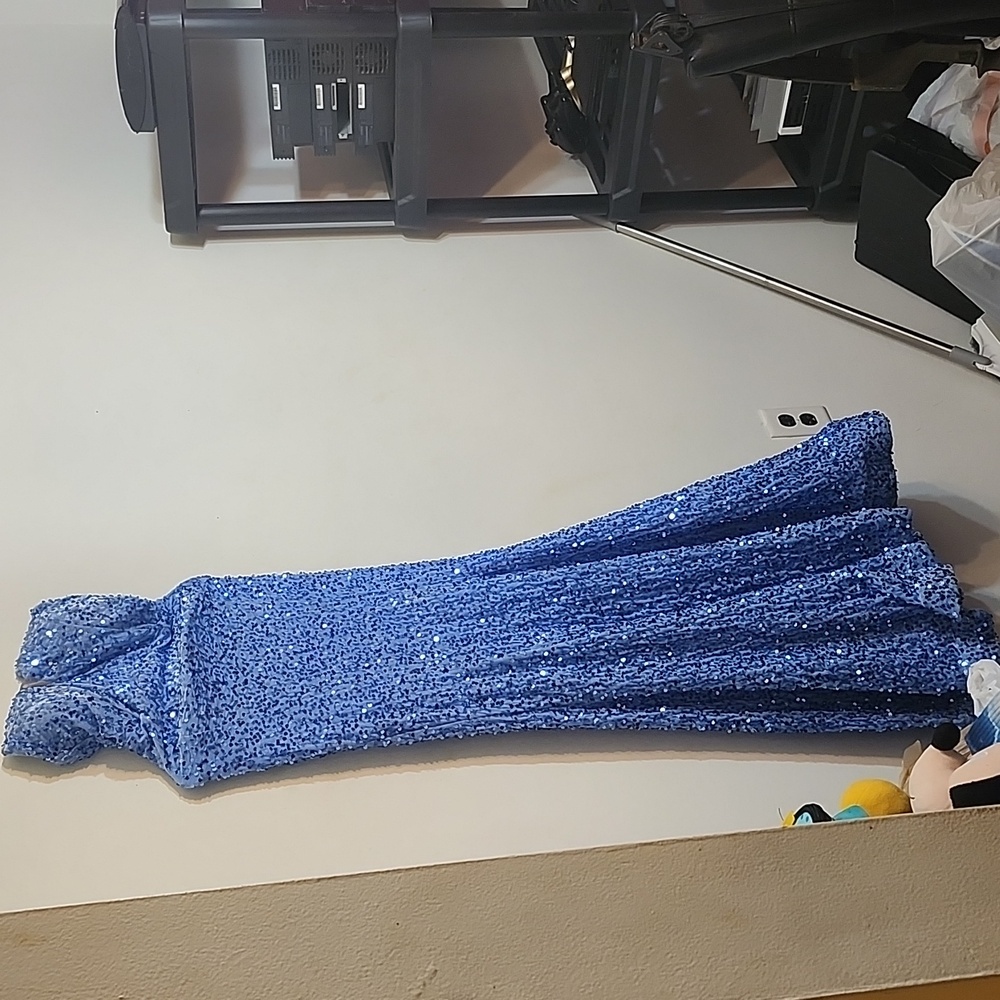 New girl's Sequent mermaid prom dress.